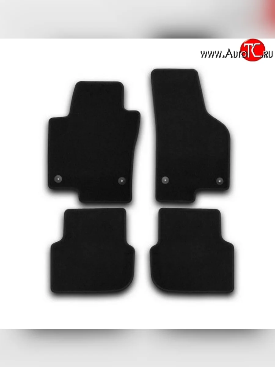 Комплект ковриков в салон Element 4 шт. (текстиль) Volkswagen Jetta A6 седан дорестайлинг (2011-2015)  в Перми Пермском крае