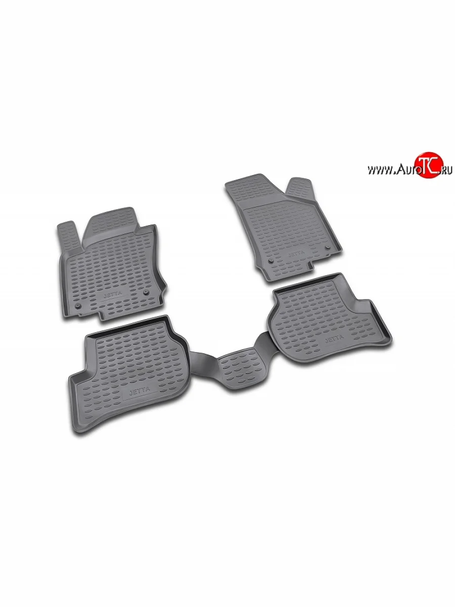 Коврики в салон Element 4 шт. (полиуретан)  Volkswagen Jetta (2005-2011) A5  в Керчи Республика Крым