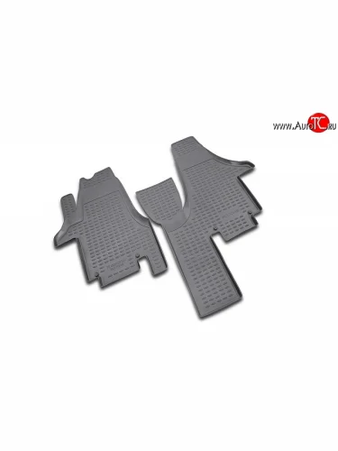 Коврики в салон Element 2 шт. (полиуретан) Multivan Volkswagen Transporter  T5 (2003-2009) дорестайлинг