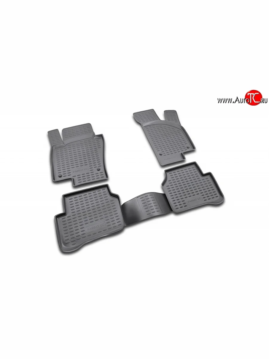 Коврики в салон Element 4 шт. (полиуретан) Volkswagen Passat CC дорестайлинг (2008-2012)  в Керчи Республика Крым