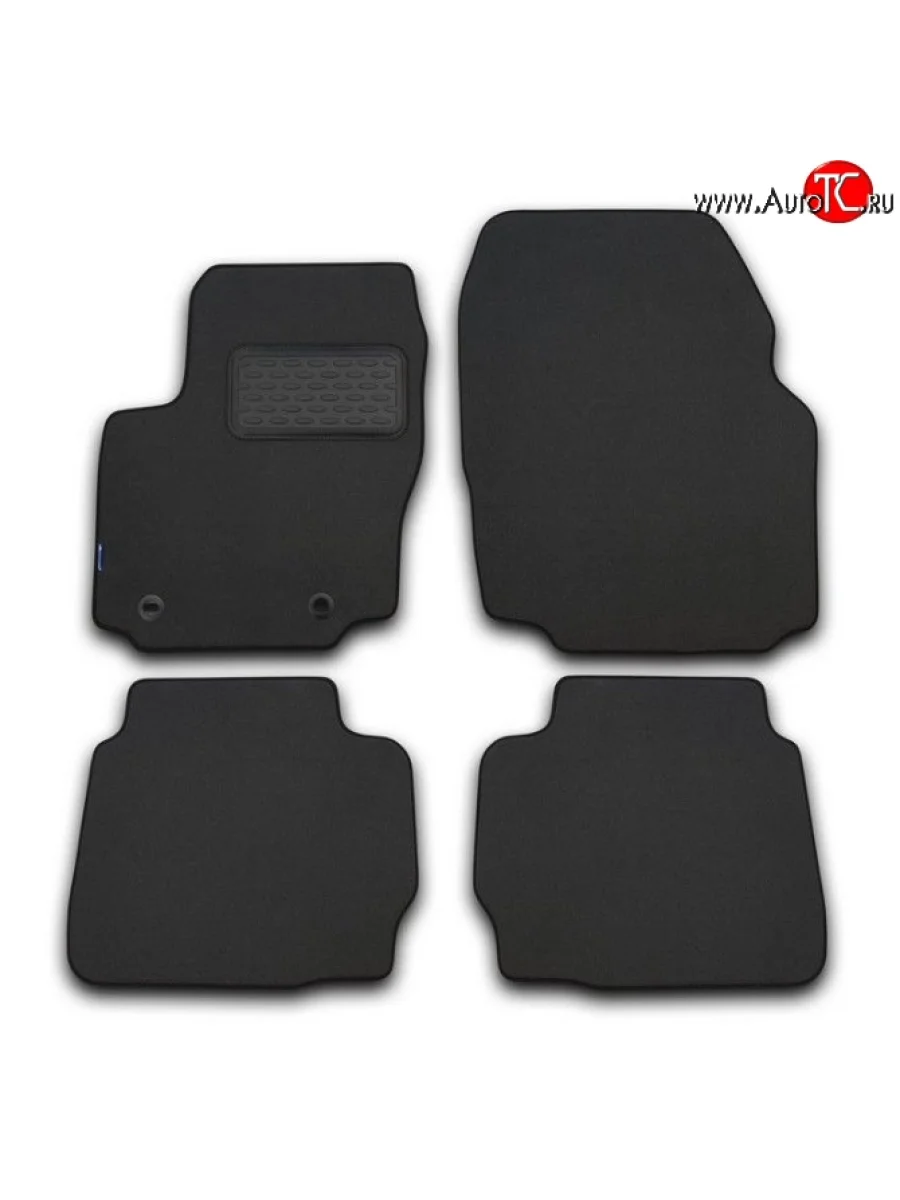 Комплект ковриков в салон Klever 4 шт. (текстиль) Volkswagen Polo Mk5 6R,6C,61 хэтчбек 5 дв. дорестайлинг (2009-2015)  в Самаре Самарской области