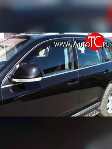 Дефлекторы окон (ветровики) Novline 4 шт Volkswagen Touareg  1 GP (2002-2007) дорестайлинг