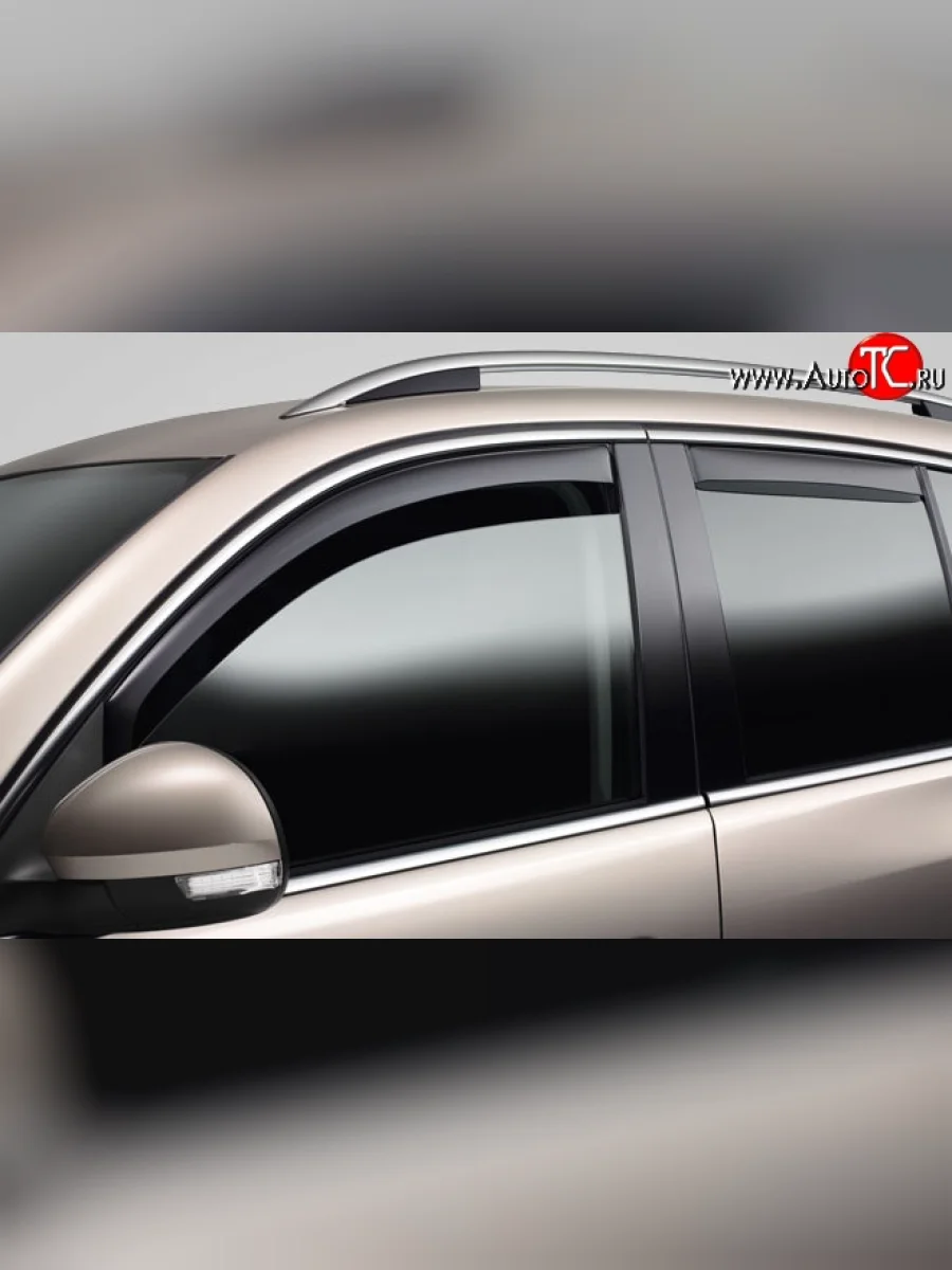 Дефлекторы окон (ветровики) Novline 4 шт  Volkswagen Touareg (2006-2010) 1 GP  в Перми Пермском крае