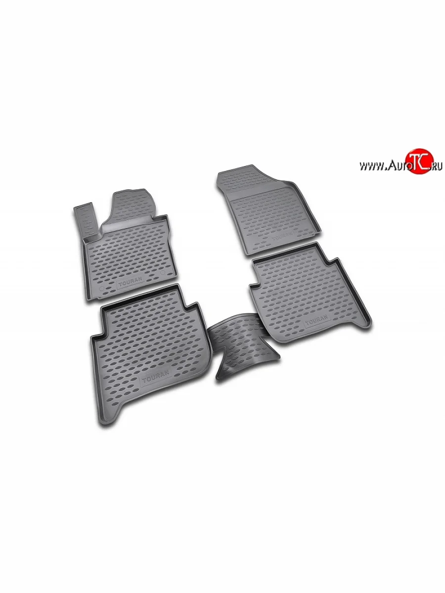 Коврики в салон Element 4 шт. (полиуретан) (5 мест)  Volkswagen Touran (2003-2006) 1T  в Самаре Самарской области