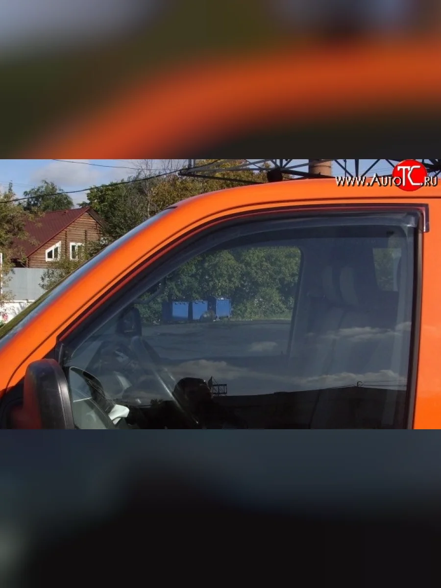 Дефлекторы окон (ветровики) Novline 2 шт.  Volkswagen Transporter (2003-2009) T5  в Самаре Самарской области