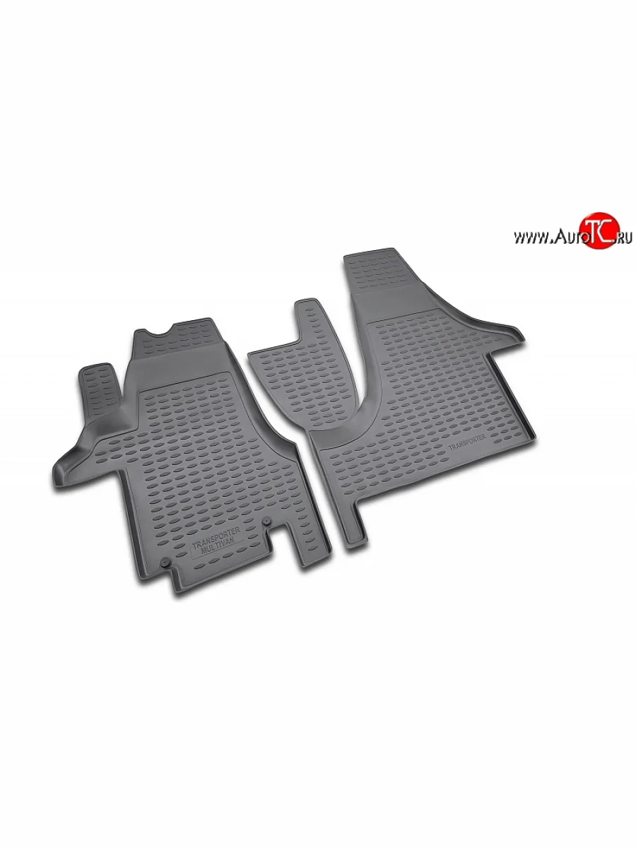Коврики в салон Element 2 шт. (полиуретан)  Volkswagen Transporter (2003-2009) T5  в Самаре Самарской области