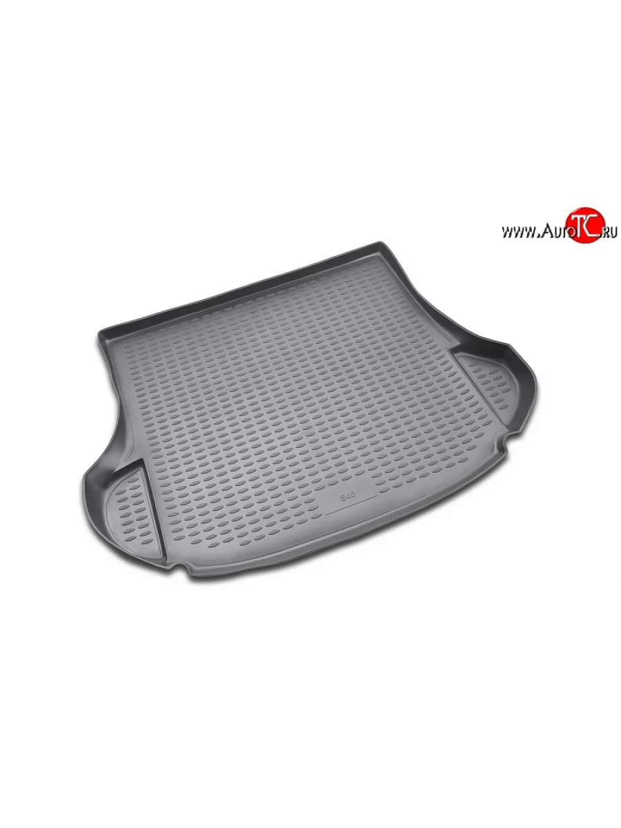 Коврик в багажник Element (полиуретан) (седан) Volvo S40 MS седан дорестайлинг (2004-2007) (Черный)  в Самаре Самарской области