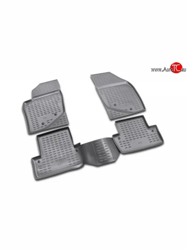 Коврики в салон Element 4 шт. (полиуретан) (Черные) Volvo S60 RS,RH седан дорестайлинг (2000-2004)