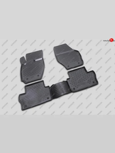 Коврики в салон Element 4 шт. (полиуретан) (Черные) Volvo XC60 (2008-2017)  дорестайлинг,  рестайлинг