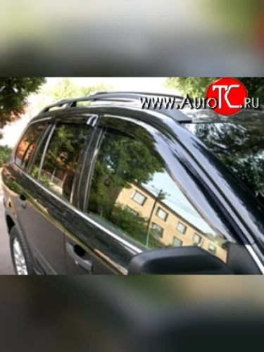 Дефлекторы окон (ветровики) Novline 4 шт Volvo XC90  C (2002-2009) дорестайлинг, 1-ый рестайлинг