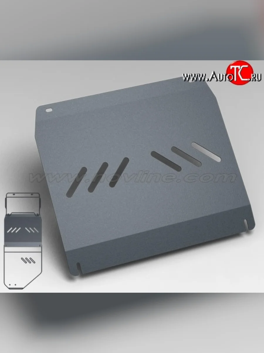 Защита коробки передач Novline (2.3/3.2, МКПП/АКПП, 3 мм) ТАГАЗ Road Partner (2009-2011)  с доставкой в г. Керчь