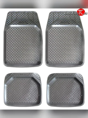 Коврик в салони универсальные Lider V1 4 шт (полиуретан) INFINITI Qx50 J50 дорестайлинг (2013-2016) (Черные)