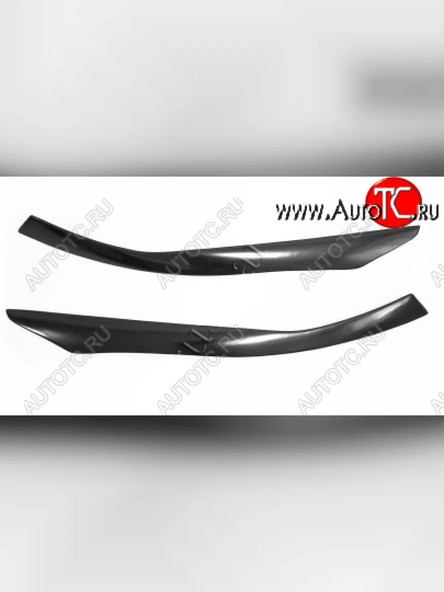 Реснички на фары RA Chevrolet Cruze J300 седан рестайлинг (2012-2015) (Поверхность глянец (под окраску), Неокрашенные)  в Керчи Республика Крым