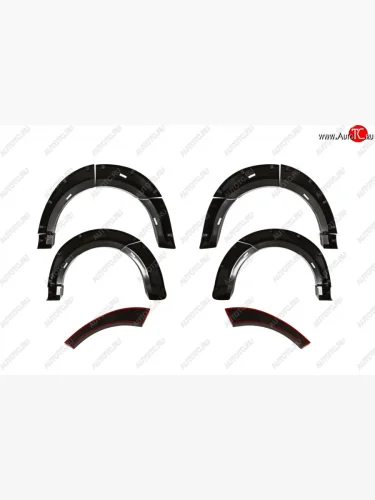 Расширители колесных арок RA (комплект) (Поверхность шагрень) Great Wall Hover H5 (2010-2017)