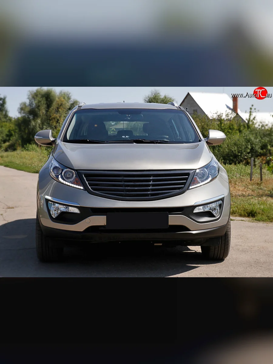 Решётка радиатора RA V1  KIA Sportage (2010-2016) 3 SL (Неокрашенная)  в Перми Пермском крае