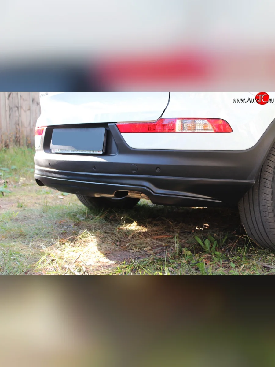Накладка RA на задний бампер  KIA Sportage (2010-2016) 3 SL (Неокрашенная)  в Самаре Самарской области