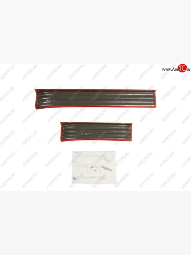 Накладки порожков салона RA (Комплект на 4 двери) KIA Sportage  4 QL (2016-2018) дорестайлинг