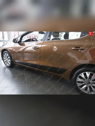 Молдинги RA (Поверхность шагрень) KIA Ceed 2 JD рестайлинг, хэтчбэк (2015-2018)