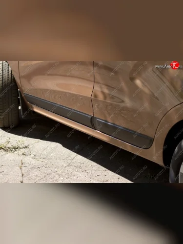 Молдинги дверей RA (комплект ) (Поверхность глянец (под окраску)) Лада ВАЗ XRAY (2016-2022)