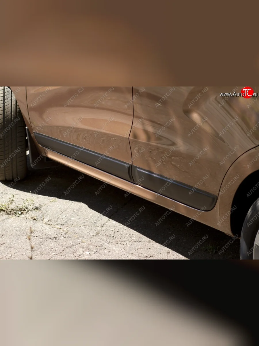 Молдинги дверей RA (комплект )  Лада ВАЗ XRAY (2016-2022) (Поверхность глянец (под окраску), Неокрашенные)  в Самаре Самарской области