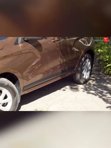 Молдинги на двери RA (комплект) (Поверхность шагрень) Лада ВАЗ XRAY (2016-2022)