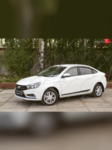 Молдинги RA (Поверхность шагрень) Лада ВАЗ Веста 2180 седан дорестайлинг (2015-2023)