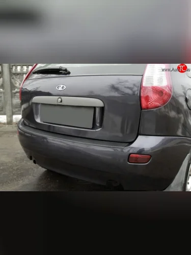 Накладка RA на задний бампер Лада ВАЗ Калина  1118 (2004-2013) седан