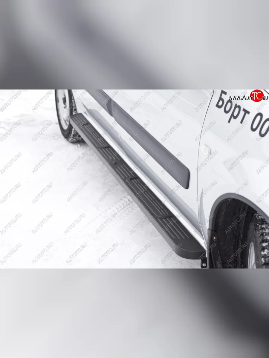 Металлические пороги RA Лада ВАЗ Ларгус дорестайлинг R90 (2012-2021)  в Самаре Самарской области