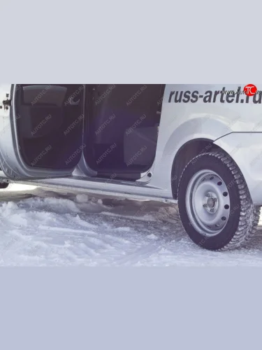 Задние накладки на порожки автомобиля (Cross) RA Лада ВАЗ Ларгус дорестайлинг R90 (2012-2021) Задние накладки на порожки автомобиля (Cross) RA Лада ВАЗ Ларгус дорестайлинг R90 (2012-2021)