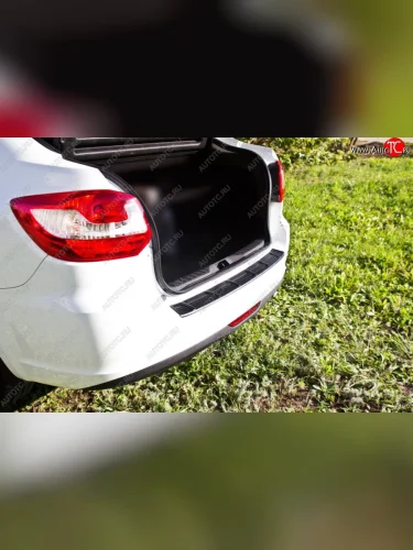 Защитная накладка на задний бампер RA Лада ВАЗ Гранта  1 2191 - Гранта FL  2191