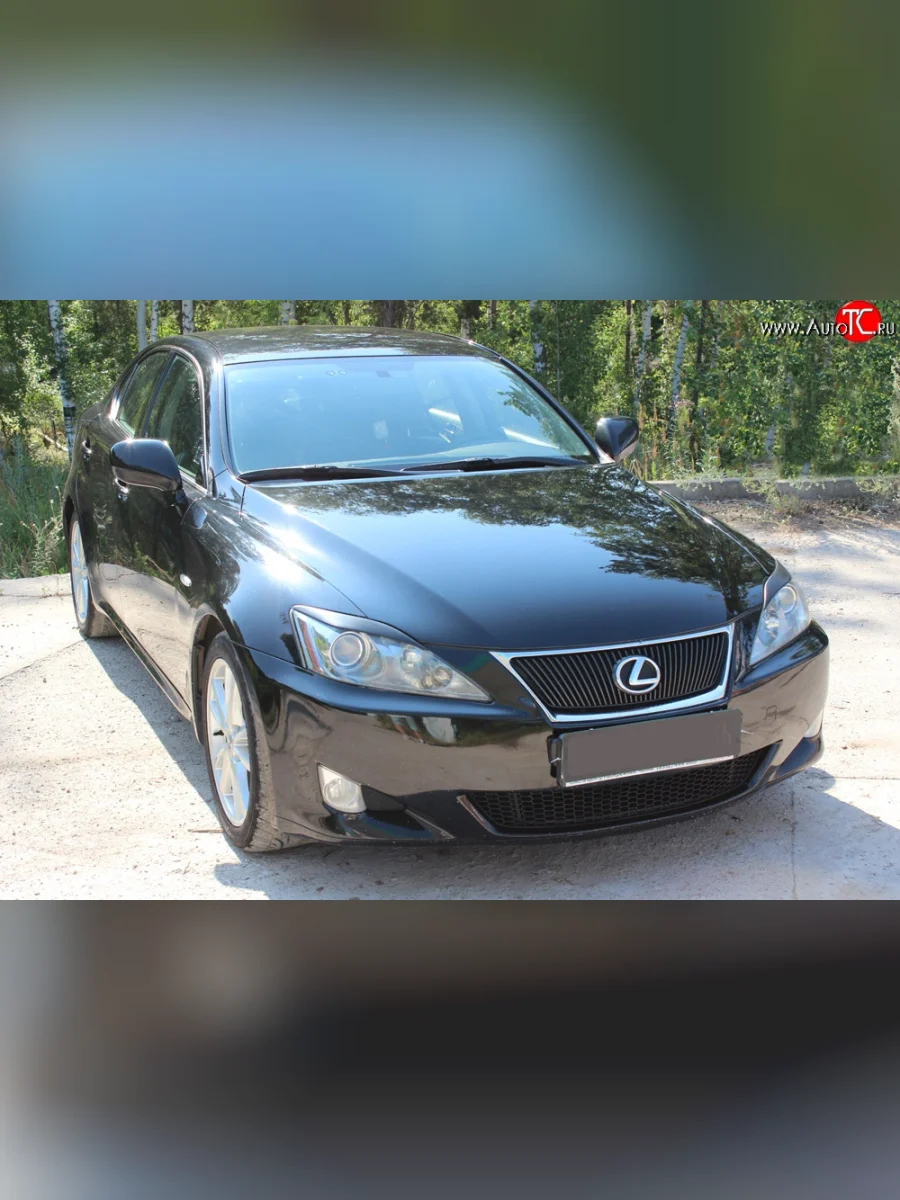 Реснички на фары RA Lexus IS250 XE20 седан дорестайлинг (2005-2013) (Неокрашенные)  в Самаре Самарской области