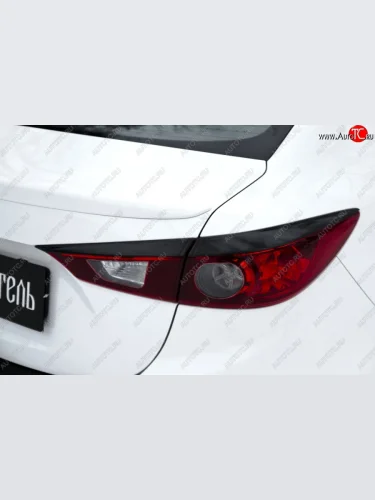 Реснички на фонари RA Mazda 3/Axela  BM (2013-2016) дорестайлинг седан