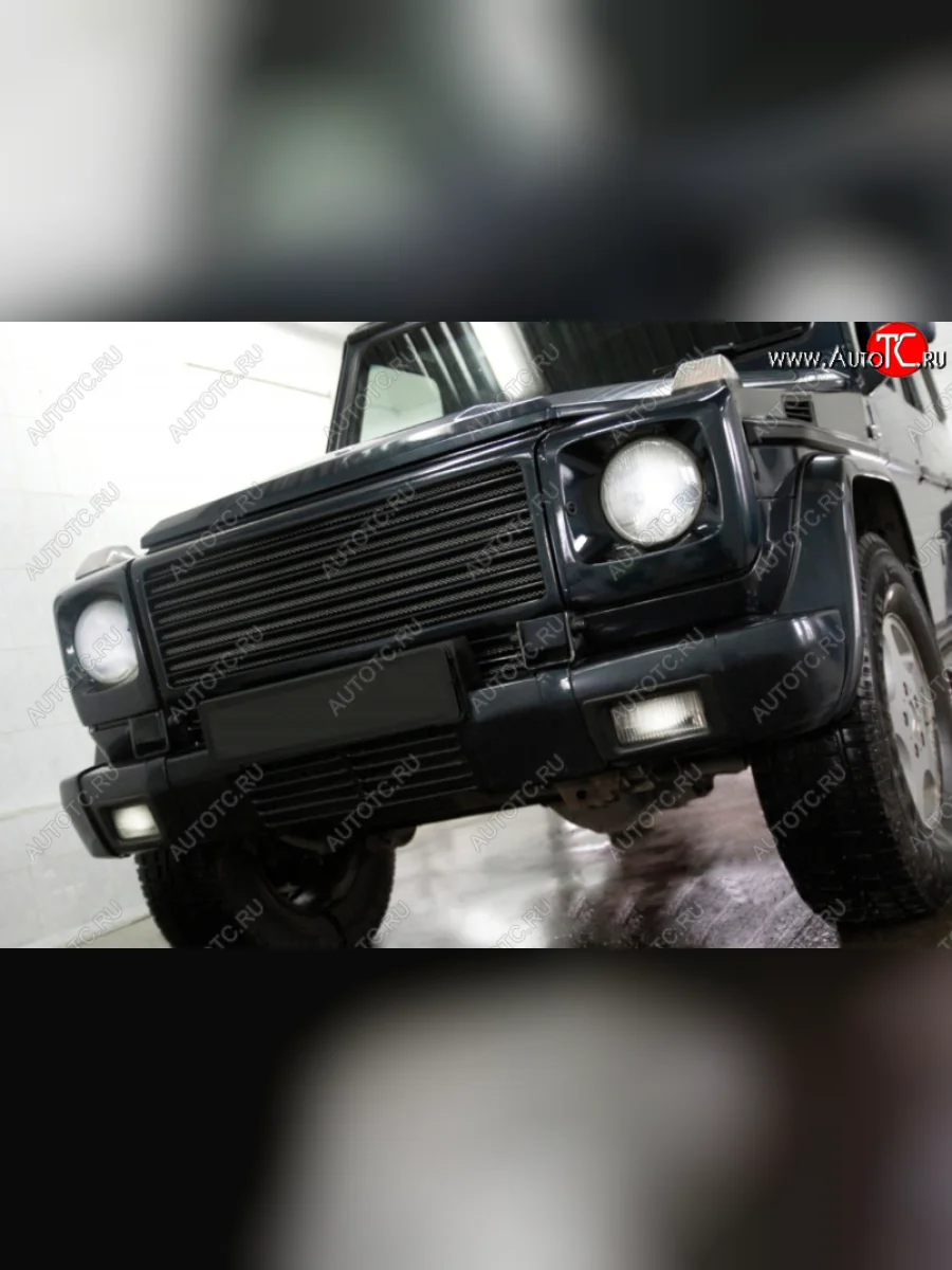 Левая накладка для головной оптики RA  Mercedes-Benz G class (1989-1994) W463 (Неокрашенные)  в Самаре Самарской области