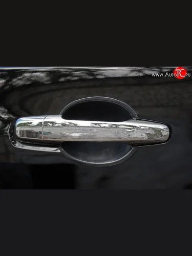 Накладки под ручки дверей RA (Поверхность глянец (под окраску)) Mitsubishi L200 ( 4,  5 KK,KL) - Pajero Sport  PB