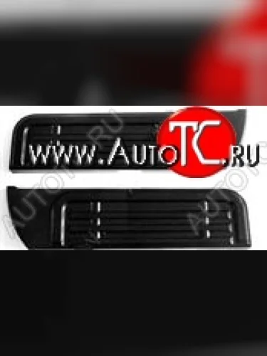 Накладки на порожки автомобиля RA Mitsubishi L200 4  дорестайлинг (2006-2014)