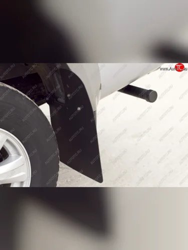 Брызговики задние RA (выносом 50 мм) Mitsubishi L200  5 KK,KL (2015-2019) дорестайлинг