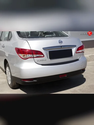 Накладка на задний бампер RA Nissan Almera  3 G15 (2012-2019) седан
