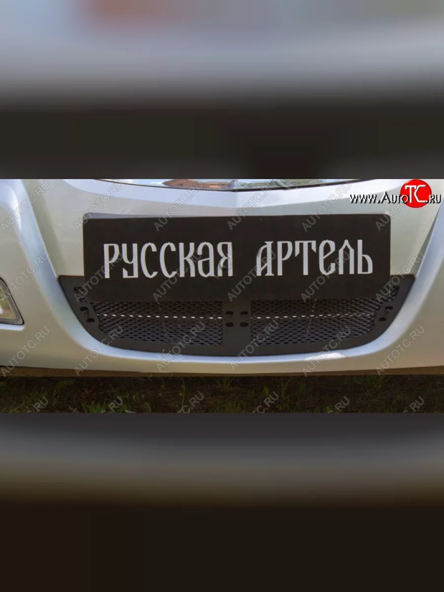 Защитная сетка решетки переднего бампера РА Nissan Almera Classic B10 седан (2006-2013)  в Самаре Самарской области