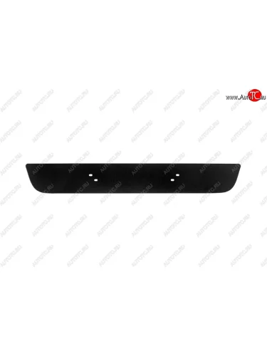 Зимняя заглушка решетки переднего бампера РА Nissan Pathfinder  R51 (2009-2014) рестайлинг