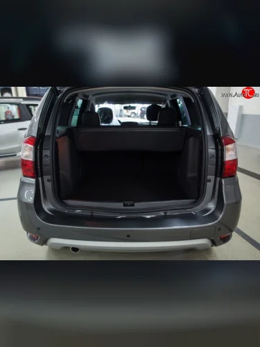 Пластиковый порожек в багажник автомобиля RA Nissan Terrano  D10 (2013-2016) дорестайлинг