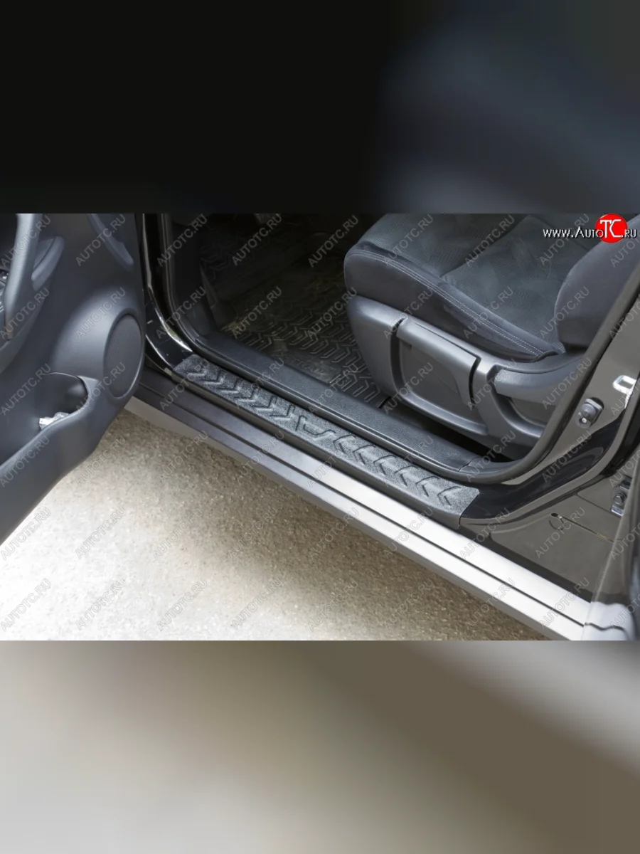 Накладки порожков салона RA Nissan X-trail 3 T32 рестайлинг (2017-2022) (Комплект (4 шт.))  в Керчи Республика Крым