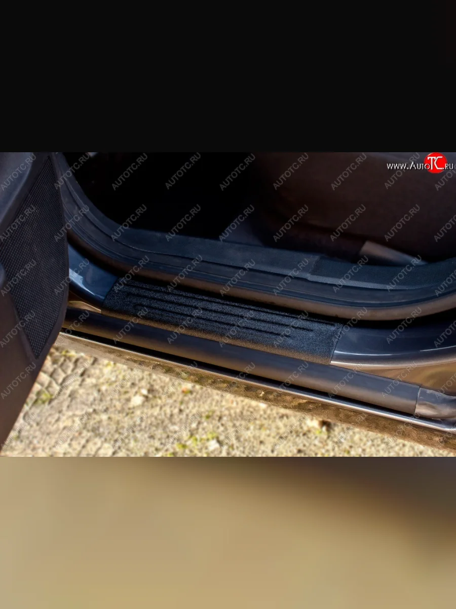 Накладки на порожки автомобиля RA Opel Astra H универсал (2004-2007) (Комплект (4 шт.))  в Перми Пермском крае