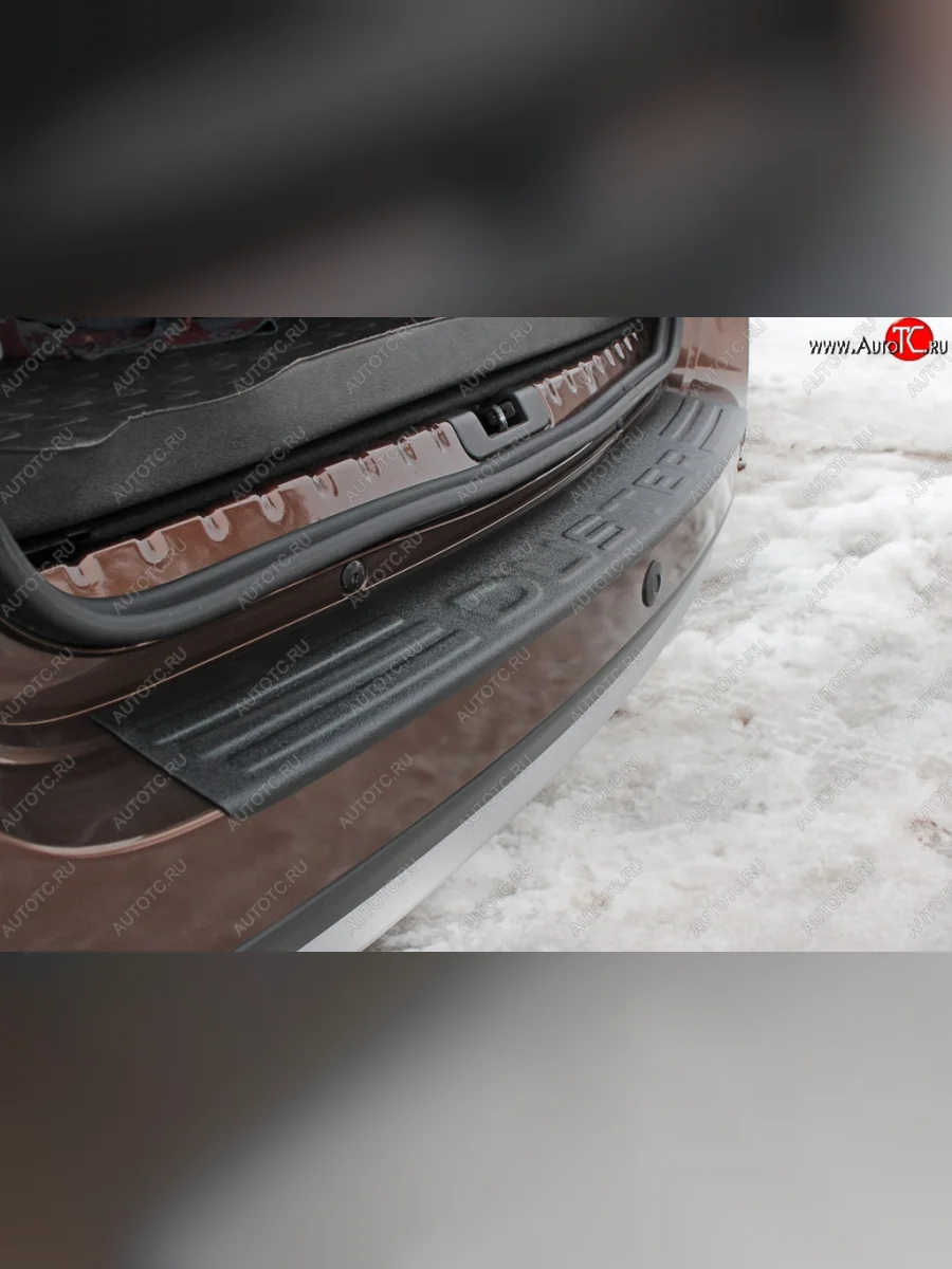 Защитная накладка на задний бампер RA v2 Renault Duster HS дорестайлинг (2010-2015)  в Самаре Самарской области