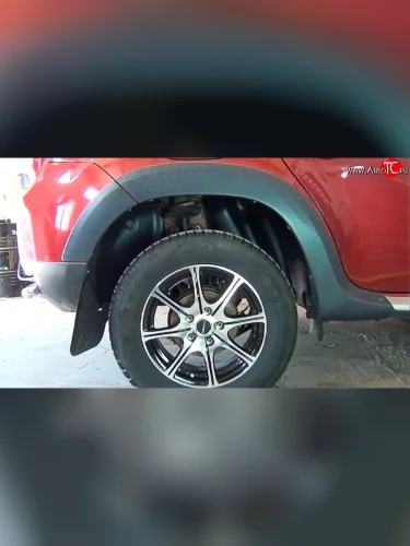 Задние подкрылки RA Renault Duster  HS (2010-2021) дорестайлинг, рестайлинг