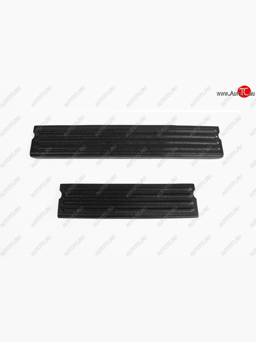 Накладки на порожки автомобиля RA v1 Renault Duster HS дорестайлинг (2010-2015)  в Керчи Республика Крым