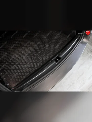 Пластиковый порожек в багажник автомобиля RA (Без скотча) Renault Duster  HS (2015-2021) рестайлинг