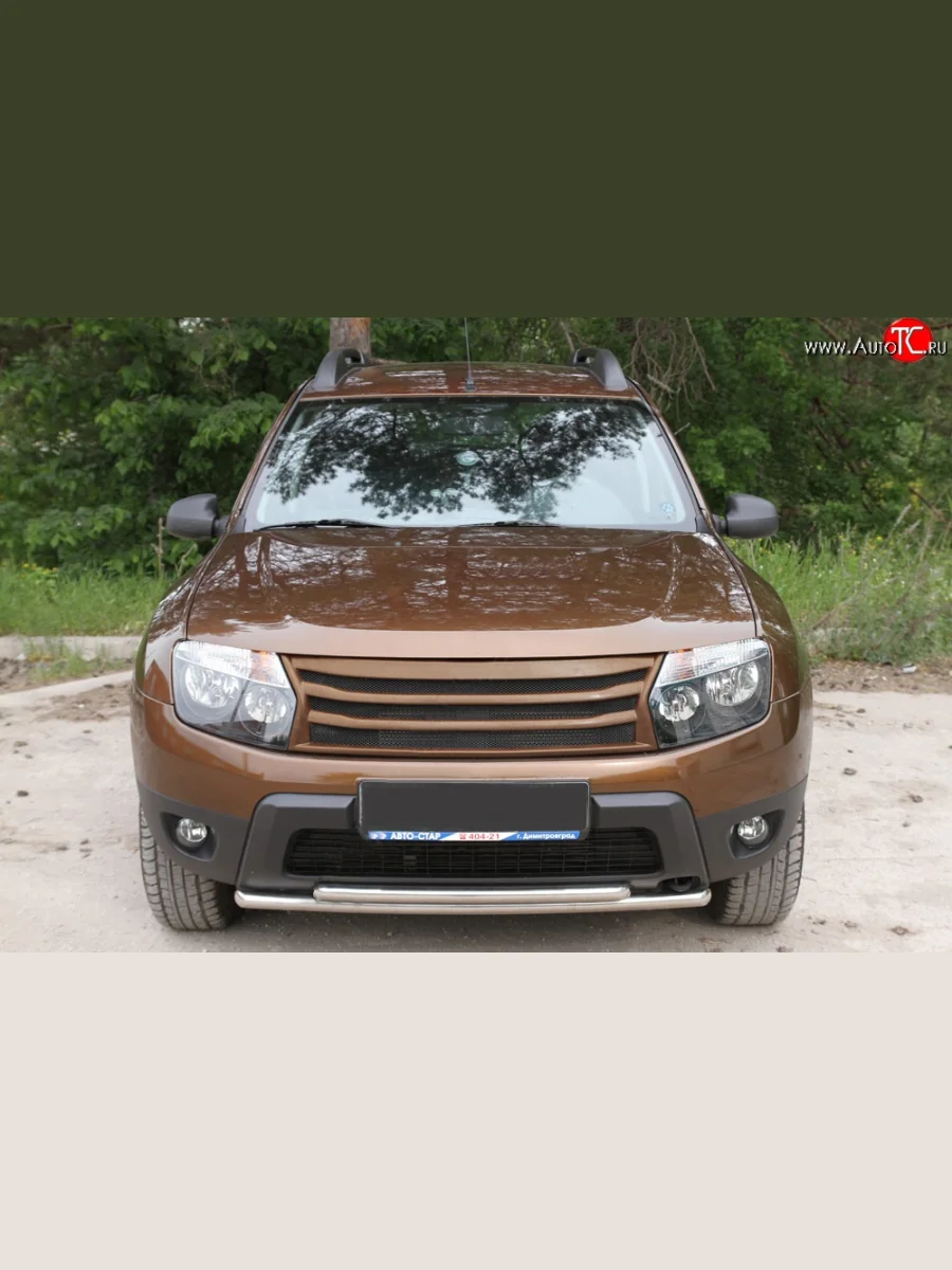 Решётка радиатора RA Renault Duster HS дорестайлинг (2010-2015) (Неокрашенная)  в Самаре Самарской области