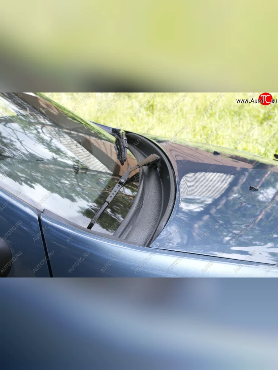 Обтекатель дворников на автомобиль RA Renault Logan 1 рестайлинг (2010-2016) (Неокрашенное)  в Керчи Республика Крым