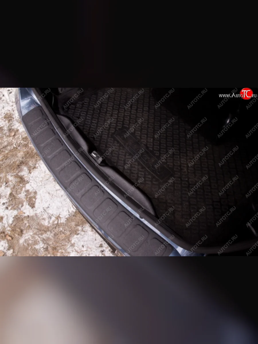 Накладка на порожек багажника RA Renault Logan 1 рестайлинг (2010-2016)  в Перми Пермском крае