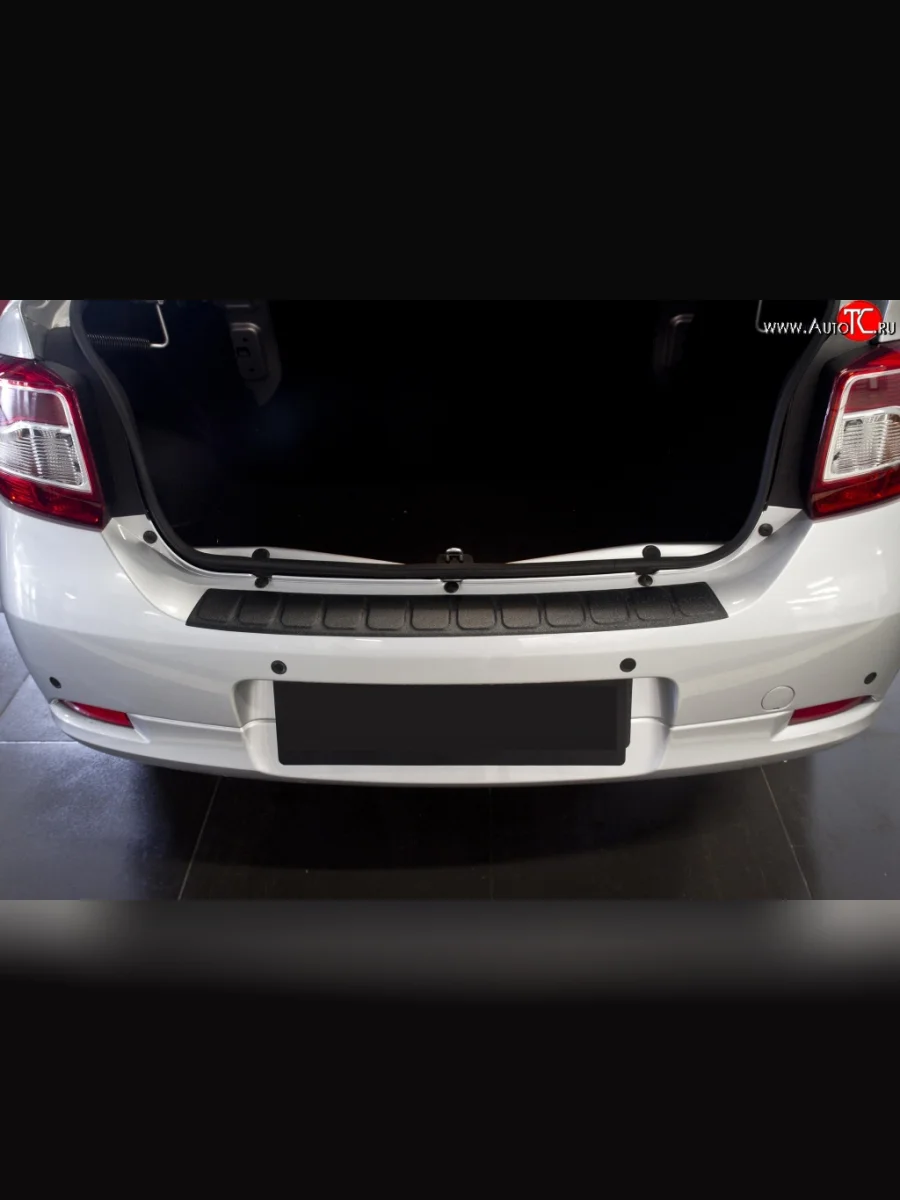 Накладка защитная на задний бампер RA Renault Logan 2 дорестайлинг (2014-2018)  в Перми Пермском крае